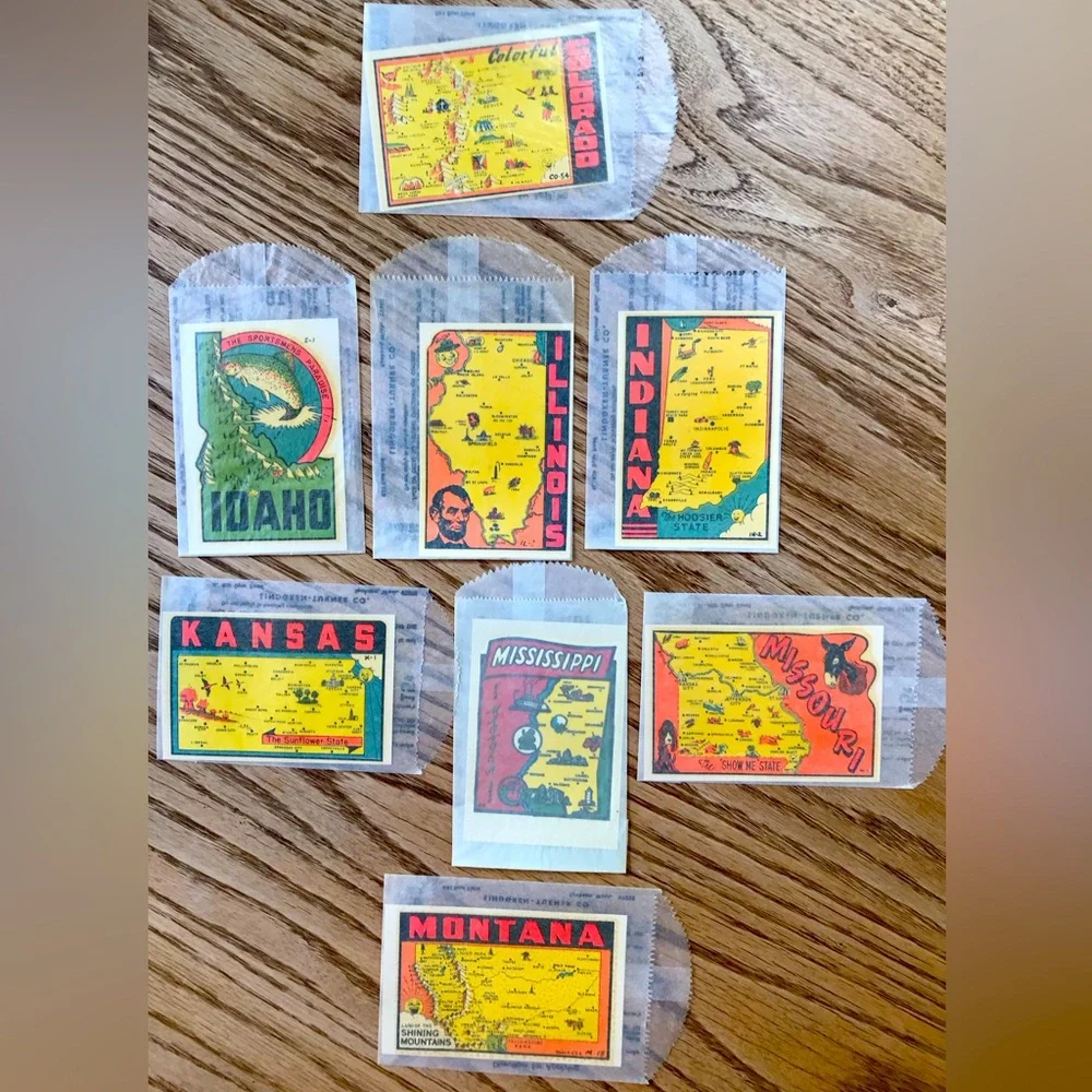 20 VTG Souvenir Decals - Picture 1 of 8